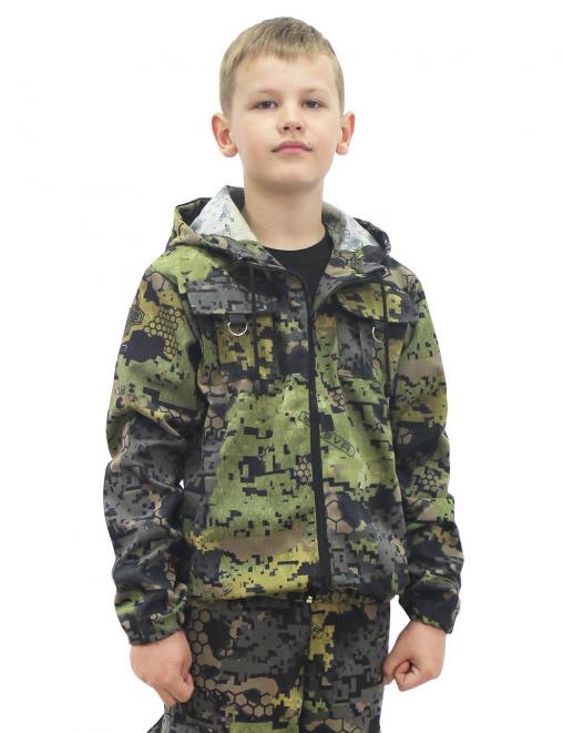 Костюм детский ЗАРНИЦА RS тк.Смесовая цв.Пиксель LoGo Костюм детский ЗАРНИЦА RS тк.Смесовая цв.Пиксель LoGo