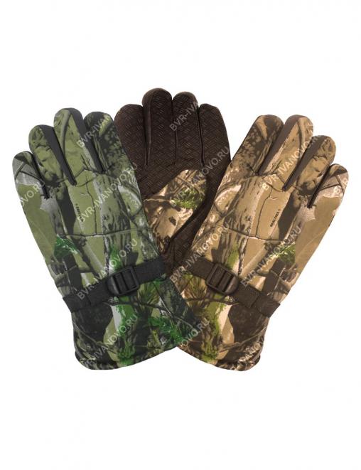 Перчатки на меху тк.Смесовая/Микра RS цв.Лес пр-во: Китай Перчатки на меху тк.Смесовая/Микра RS цв.Лес пр-во: Китай