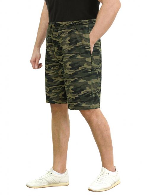 Шорты мужские ДАЧНЫЕ цв.Зеленый КМФ PALE