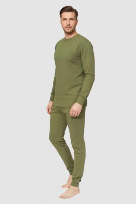 Белье нательное без начёса тк.Кулирка цв.Олива