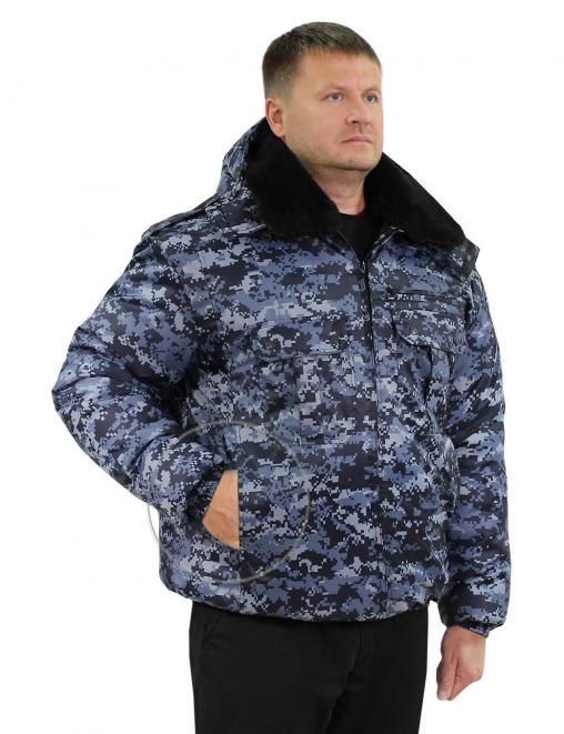 Куртка ПОЛИГОН тк.Оксфорд цв.Цифра Синяя