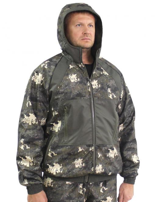 Костюм БЕРКУТ-DEMI RS тк.Polarfleece цв.BLUR 045