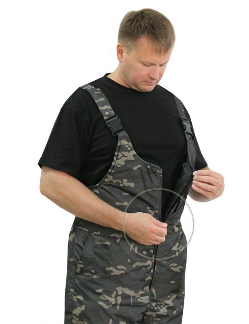 Костюм зимний HUNTER тк.Дюспа цв.Мультикам граффит