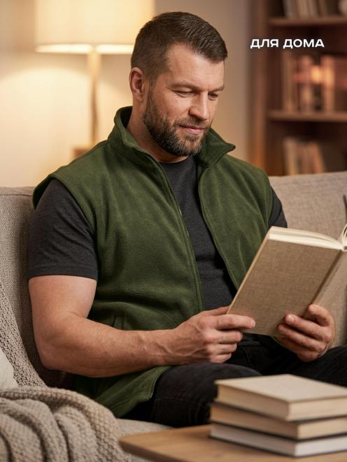 Жилет WORK тк.Флис цв.Олива