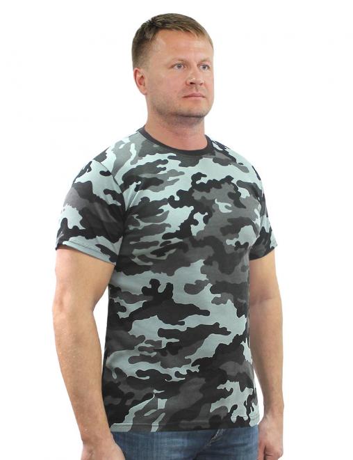 Футболка RS цв.Серый КМФ интерлок