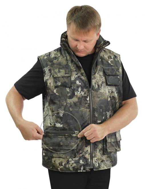 Жилет утеплённый БУРАН RS тк.Оксфорд цв.Кобра