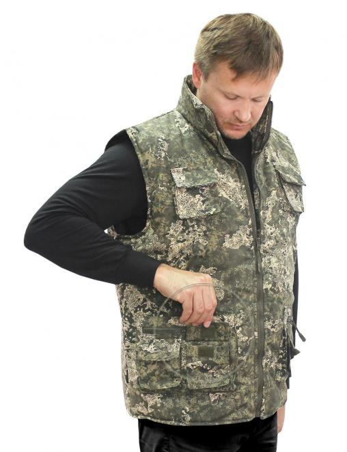 Жилет утеплённый БУРАН RS тк.Смесовая цв.BLUR 1311