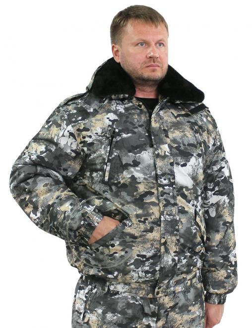 Костюм зимний НОРД тк.Дюспа/Мембрана цв.Полигон