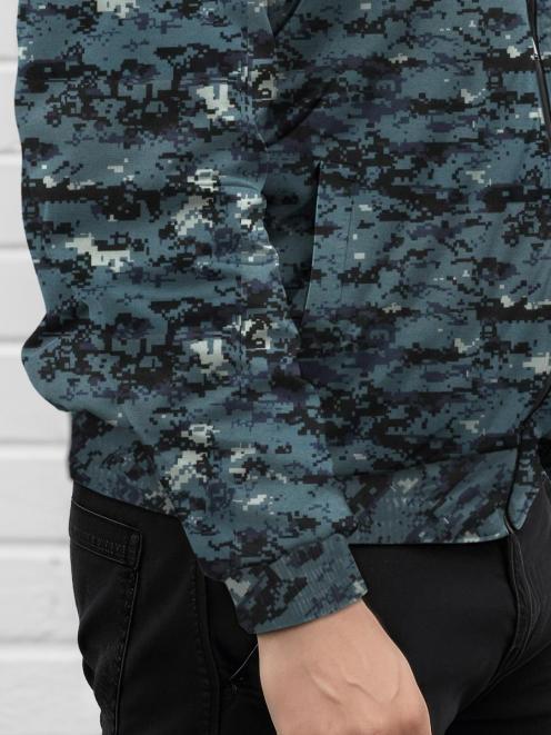 Ветровка ОХРАНА RS тк.Оксфорд цв.Цифра Темно-синяя