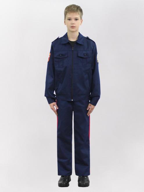 Костюм КАДЕТ-СТАРШЕКЛАССНИК тк.Смесовая Балтекс цв.Синий