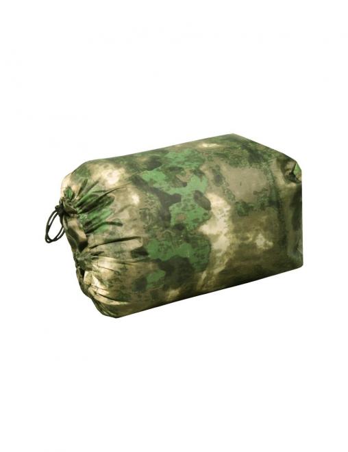 Спальный мешок-одеяло с подголовником цв.Атак Зелёный/ ПЭФ