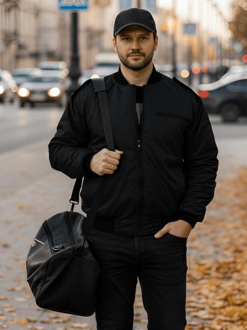 Ветровка ПИЛОТ тк.Дюспа цв.Чёрный 