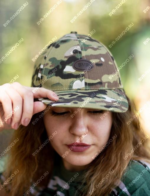Бейсболка BVR RS тк.Рип-стоп цв.Мультикам