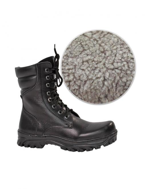 Берцы ОМОН RS хром/шерсть