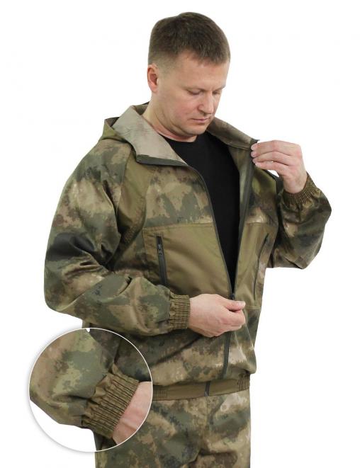 Костюм ПАРТИЗАН тк.Смесовая цв.Мох зеленый