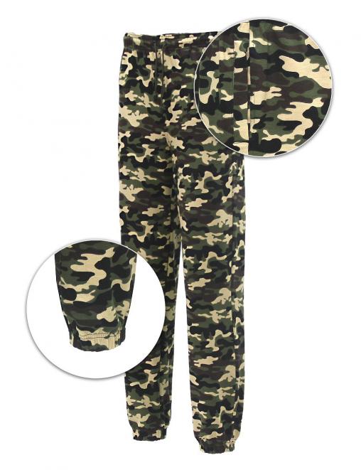 Трико мужское ТОРНАДО RS тк.Футер цв.Зелёный КМФ 4465