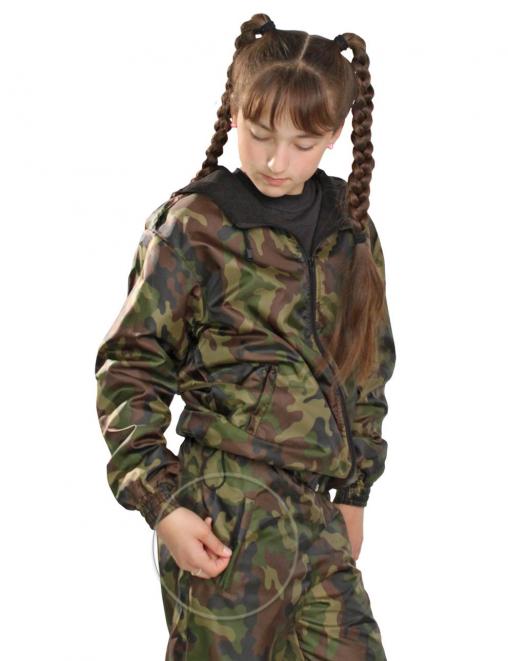 Костюм детский АЛЬФА-DEMI тк.Оксфорд цв.Зеленый КМФ