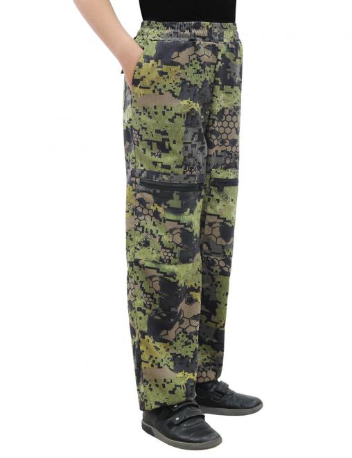 Брюки детские ЮНИОР RS тк.Смесовая цв.LOGO PIXEL