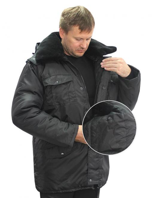 Куртка ЗИМА тк.Оксфорд цв.Чёрный