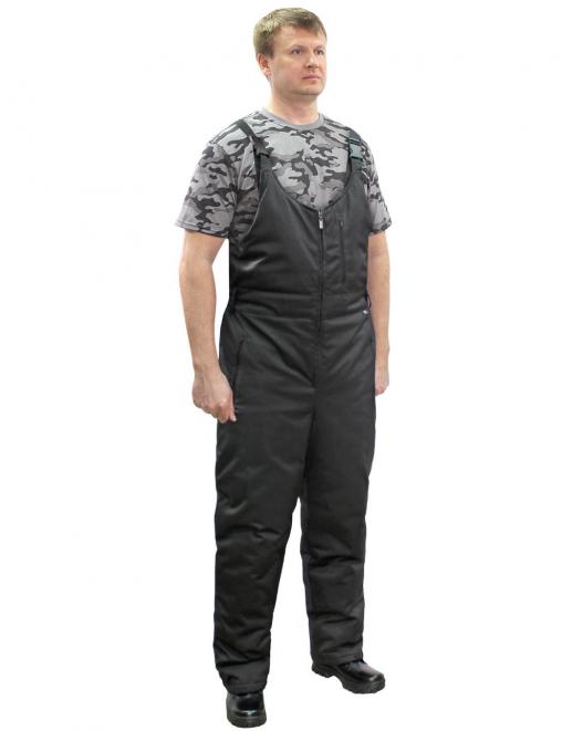 Полукомбинезон утеплённый тк.Смесовая цв.Чёрный 