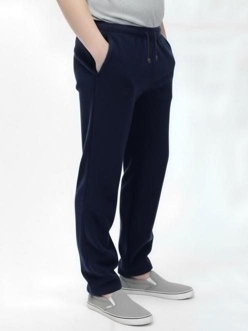 Брюки мужские SPORT тк.Флис цв.Синий