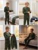 Белье нательное для кадета тк.Футер с начёсом цв.Цифра зелёная