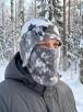 Шапка-маска СНЕГОХОД тк Флис цв.Белый Лес