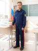 Костюм КАДЕТ-СТАРШЕКЛАССНИК тк.Смесовая Балтекс цв.Синий