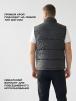 Жилет утеплённый БВР тк.Дюспа цв.Черный КМФ 1228