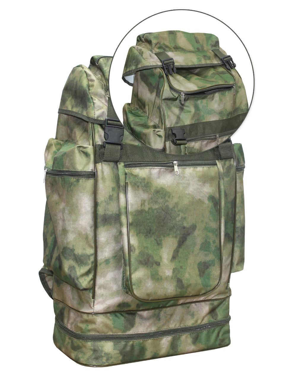 Рюкзак модель 01М с крышкой цв.Атак зелёный