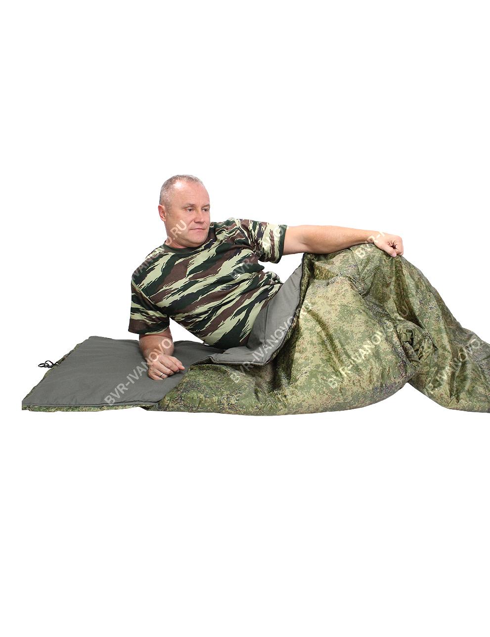 Спальный мешок-одеяло с подголовником цв.Цифра