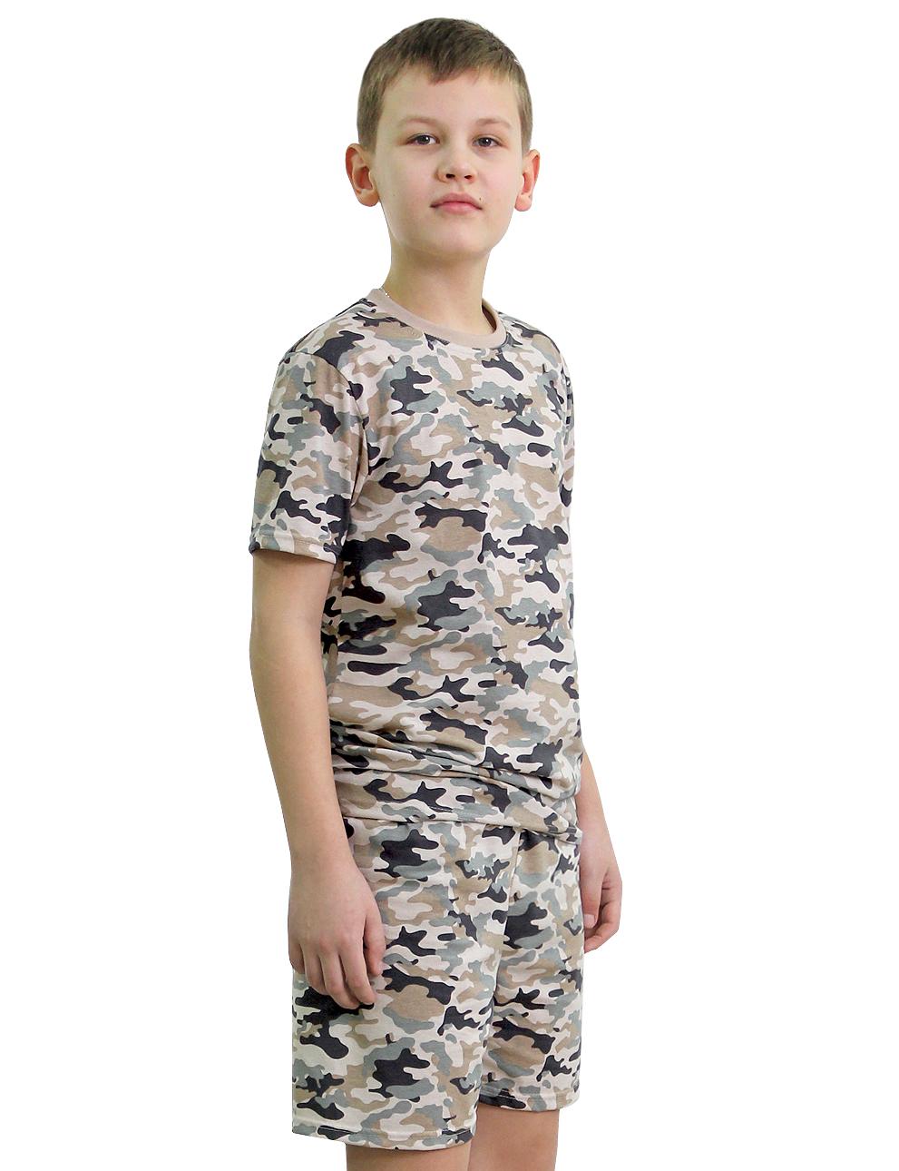 Комплект детский Зарница с шортами цв. Бежевый КМФ НАТО